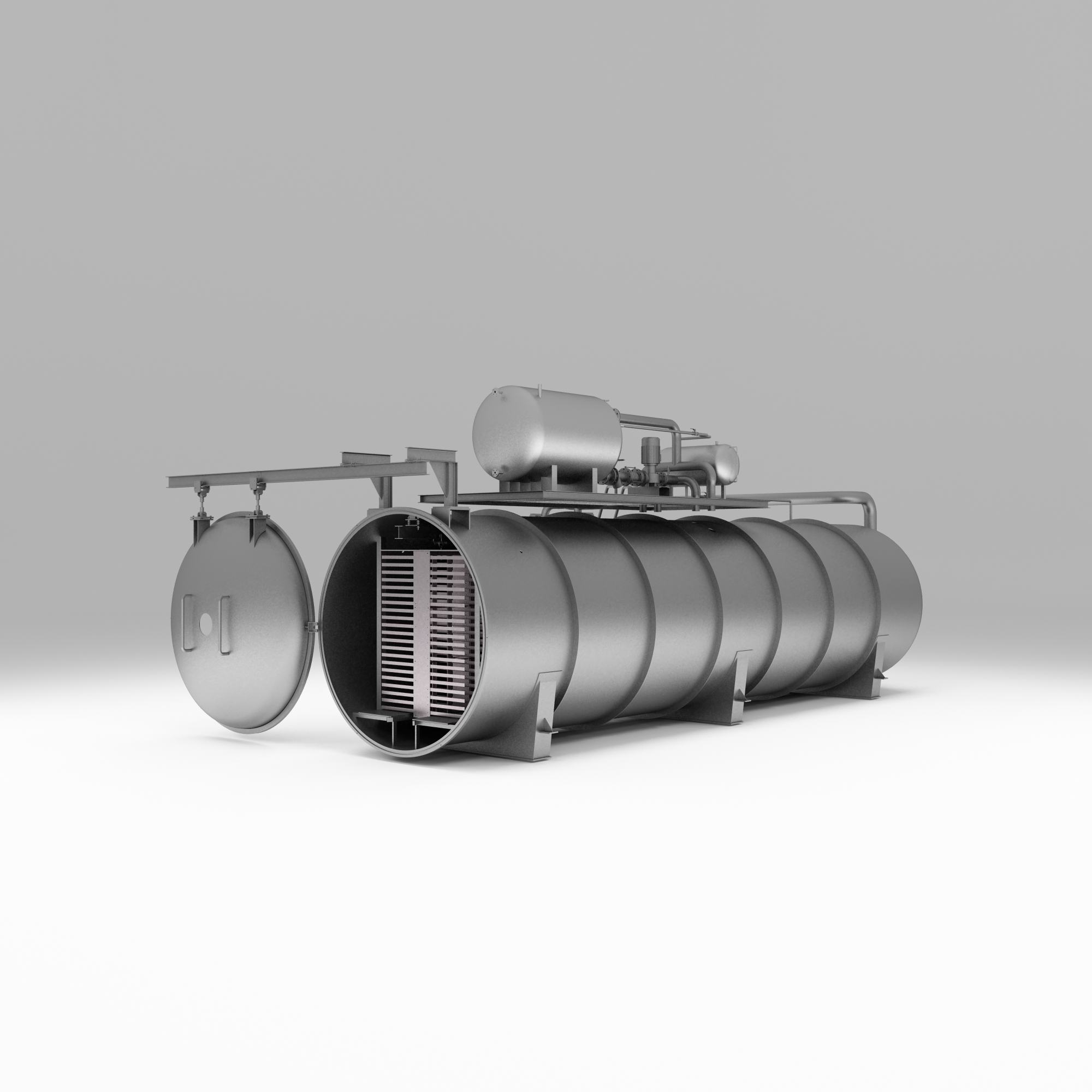 1200kg Large-Scale Industrial Freeze Dryer – High Efficiency Vacuum Lyophilization System